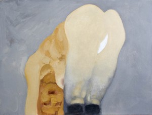 Erotyk, 2003, olej, pilśń, 30x40 cm